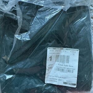 J. Crew Rainforest Green Stretch Vintage Boot Cut Pants